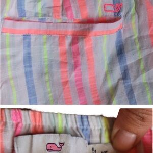 VINEYARD VINES Guava Stripe Pull-on Pants — Multicolored Size XS